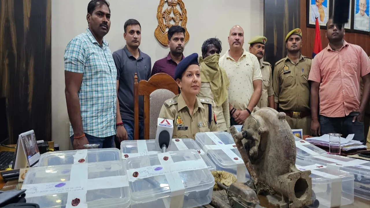 बहराइच में पकड़ी गई अवैध असलहा फैक्ट्री, लखीमपुर निवासी एक गिरफ्तार