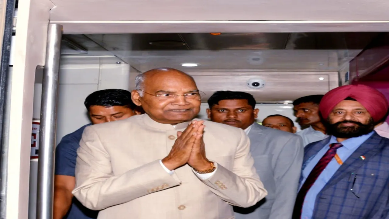 रामलला के दर्शन से ही जीवन धन्य होगा : कोविंद