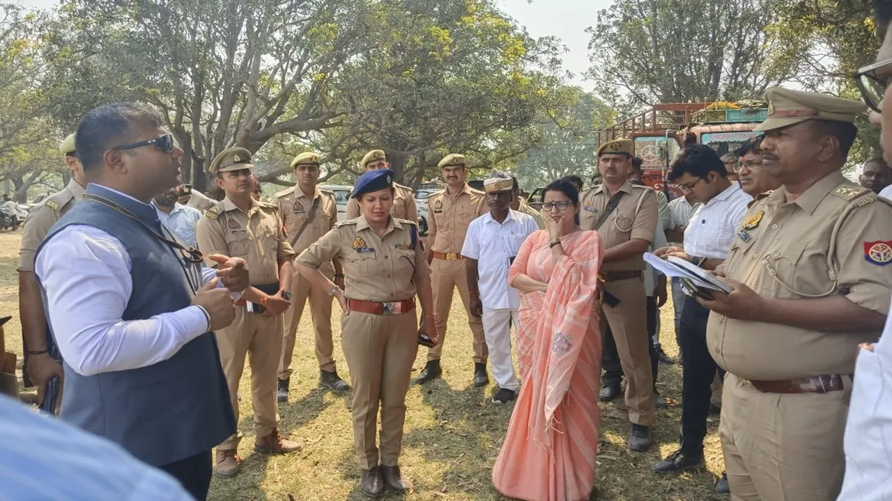 बहराइच: कल दूसरी बार जिले में जनसभा को संबोधित करेंगे मुख्यमंत्री योगी, डीएम और एसपी के साथ सीएम के सुरक्षा अधिकारियों ने लिया जायजा