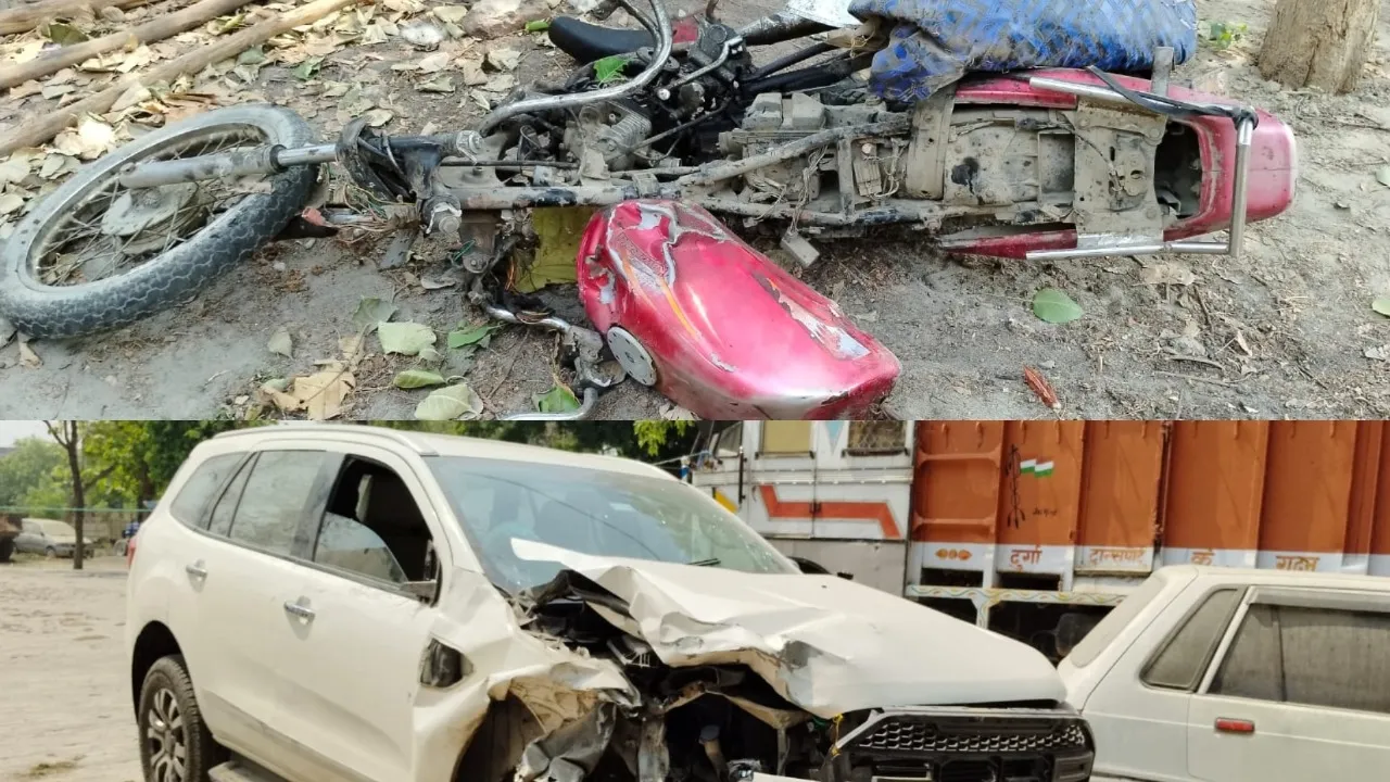 गोंडा अयोध्या हाईवे पर फिर भीषण हादसा,सगे भाइयों समेत तीन की मौत