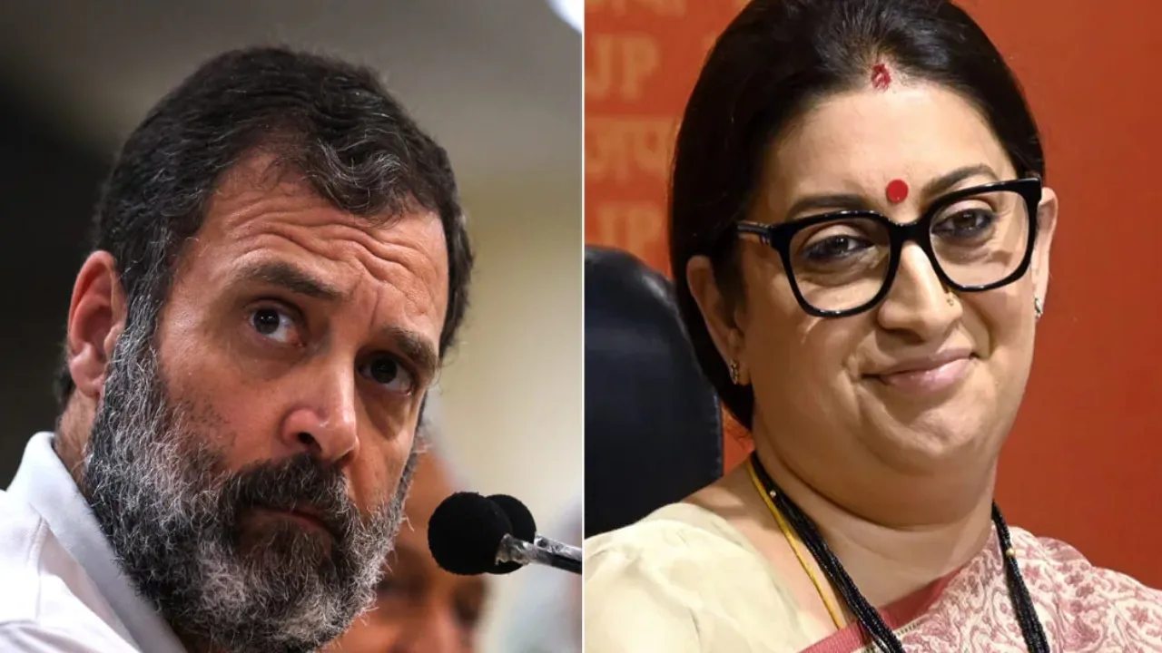 राहुल गांधी के PM से डिबेट के बयान पर स्मृति ईरानी का बड़ा तंज, कहा-क्या वह हैं INDIA गठबंधन के पीएम उम्मीदवार 