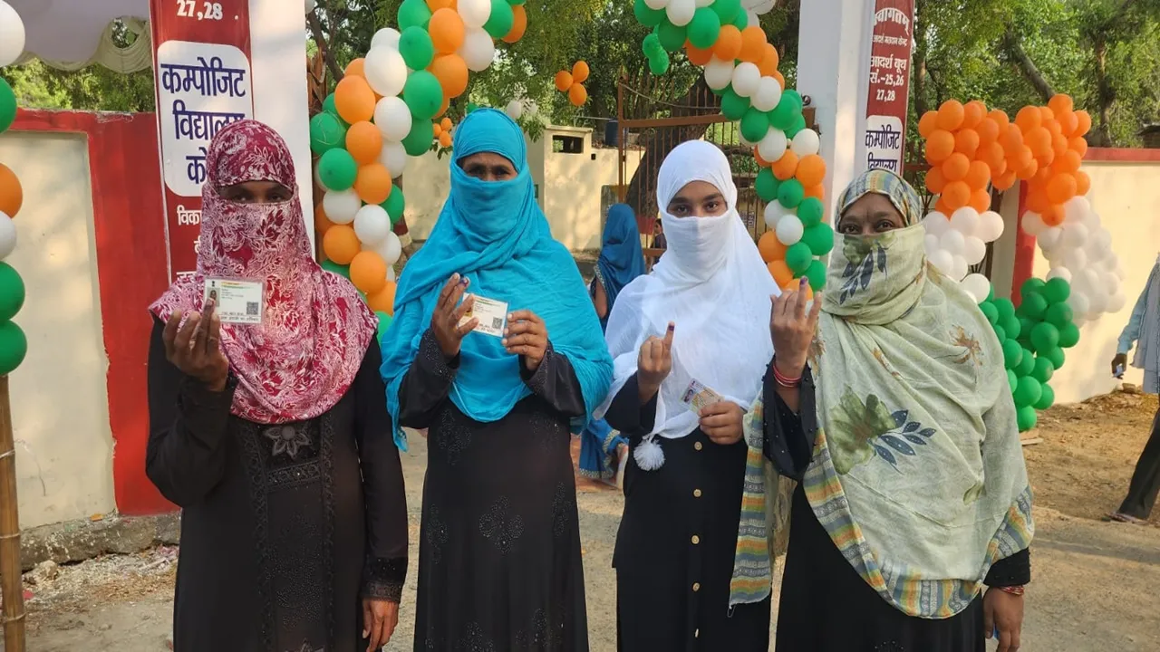 अयोध्या: गोसाईगंज विधानसभा में कड़ी सुरक्षा के बीच शुरू हुई वोटिंग