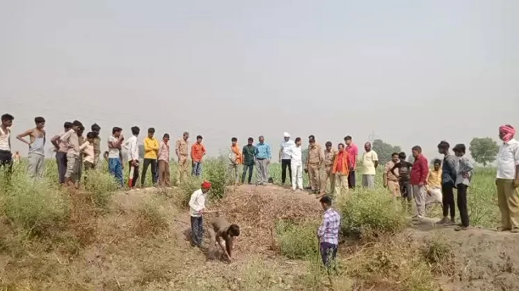 लखीमपुर खीरी: देवरिया में गोवंश के अवशेष मिलने पर हंगामा, अज्ञात पर रिपोर्ट