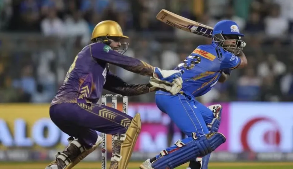 KKR vs MI: केकेआर ने मुंबई इंडियंस को 24 रन से हराया, सूर्यकुमार का अर्धशतक भी गया बेकार...प्लेऑफ में जाने की उम्मीद खत्म!