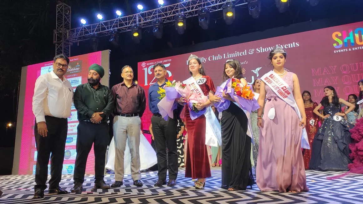  बरेली: प्राची के सिर सजा मई क्वीन का ताज, कुशमांदिनी फर्स्ट और स्नेहा सेकेंड रनरअप