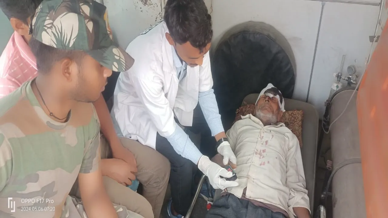 बहराइच:खेत से लौट रहे वृद्ध पर तेंदुए का हमला, जंगल से निकल कर मारा झपट्टा