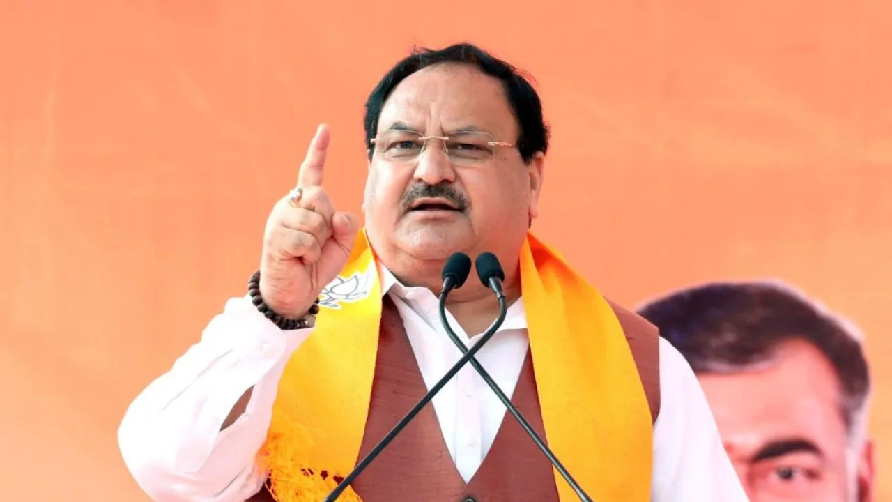कांग्रेस का एजेंडा दलितों, आदिवासियों, पिछड़ों का आरक्षण छीनकर मुसलमानों को देना है : जे पी नड्डा