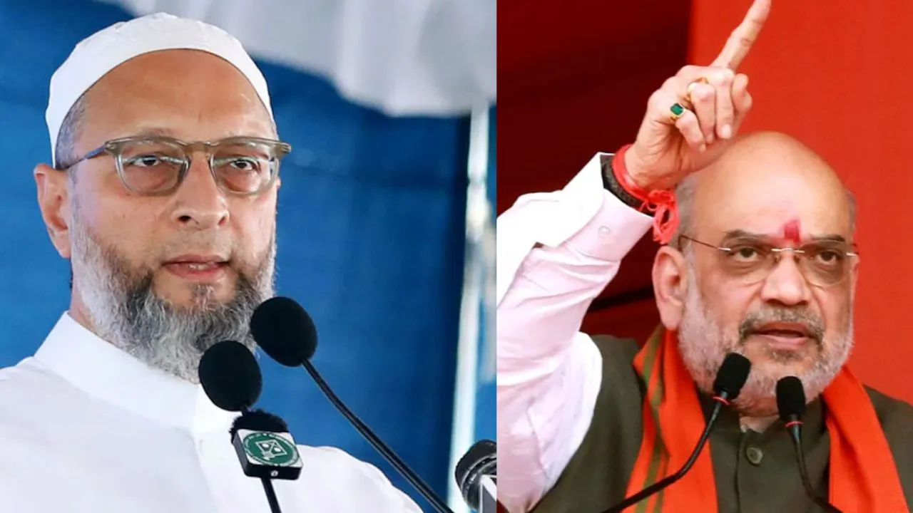 रजाकार चले गए, देश के प्रति वफादार लोग यहीं रह गए, अमित शाह की टिप्पणी पर बोले ओवैसी