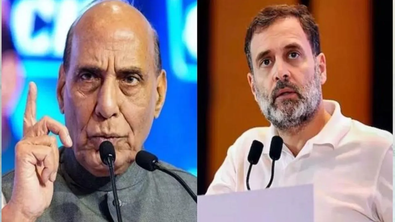 लड़ाई से भागने वाले देश का नेतृत्व करना चाहते हैं : राजनाथ का राहुल पर तंज 
