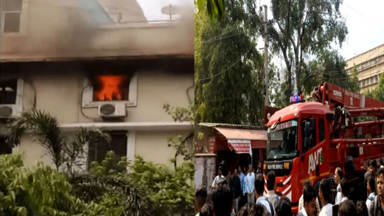 दिल्ली के आईटीओ में आयकर विभाग की इमारत में लगी आग, अग्निशमन सेवा के अधिकारियों ने दी जानकारी 