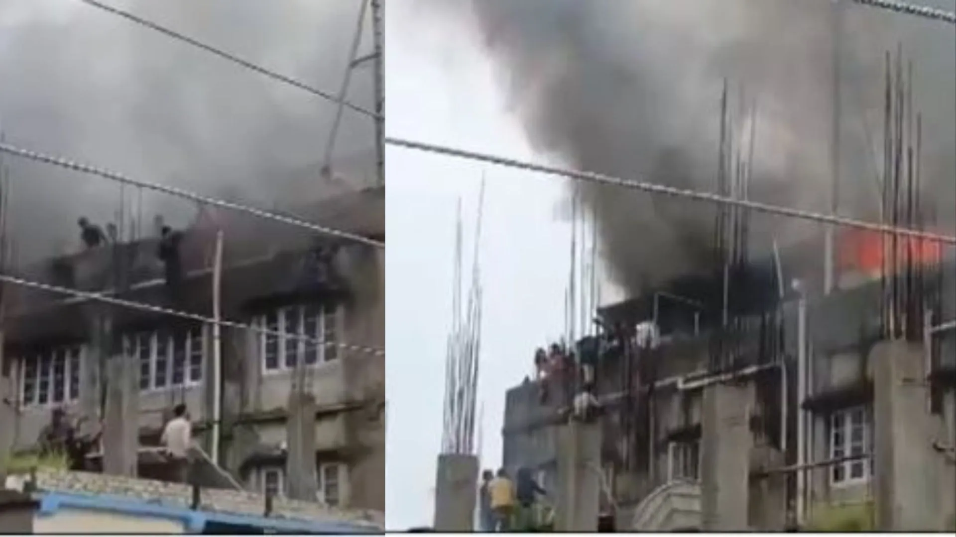 असम: कम्प्यूटर इंस्टीट्यूट में लगी भीषण आग, मची चीख पुकार...एक घायल