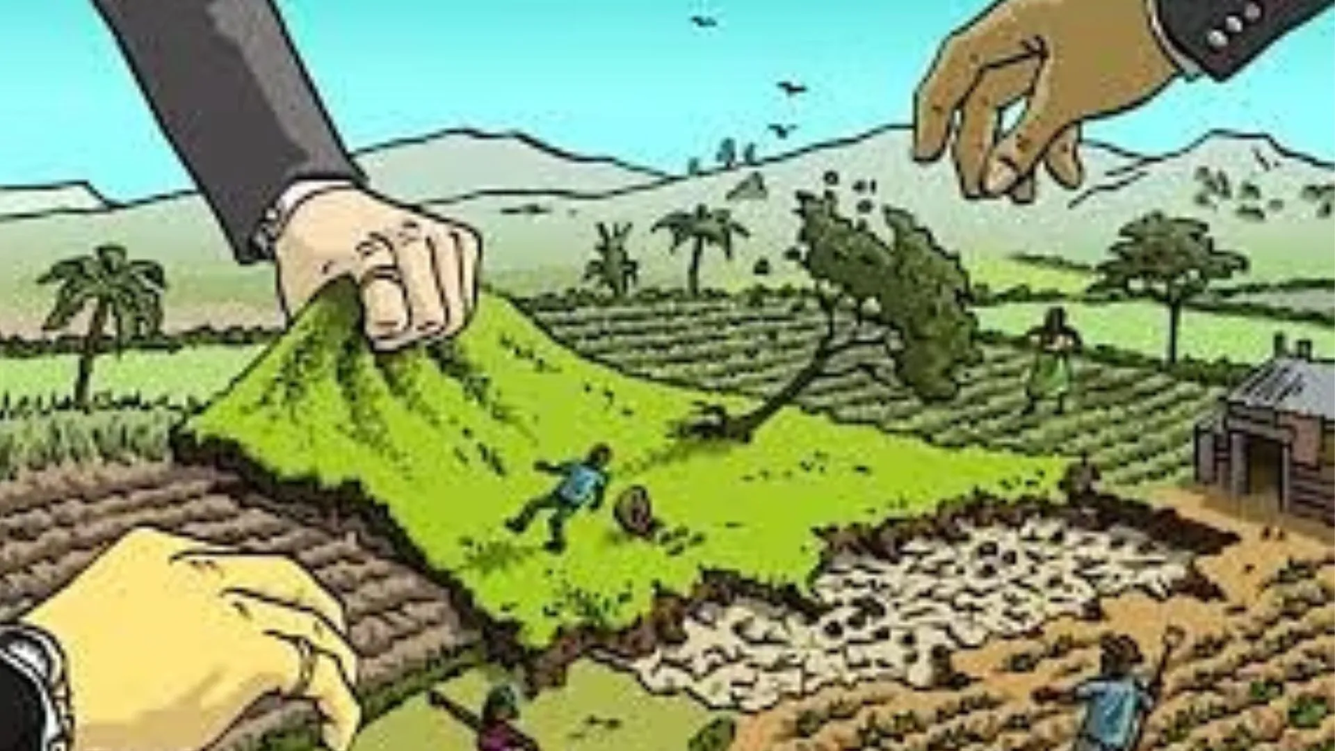 बदायूं: मजदूरी करने बाहर गया परिवार, गांव की जमीन पर हो गया कब्जा