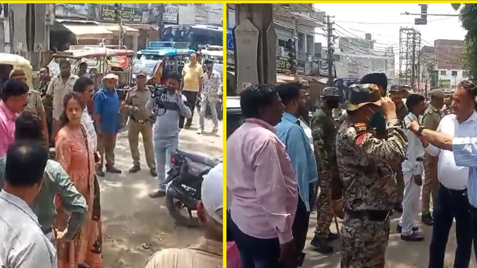 मुरादाबाद: अतिक्रमण के खिलाफ नगर निगम की कार्रवाई, लोगों ने किया हंगामा