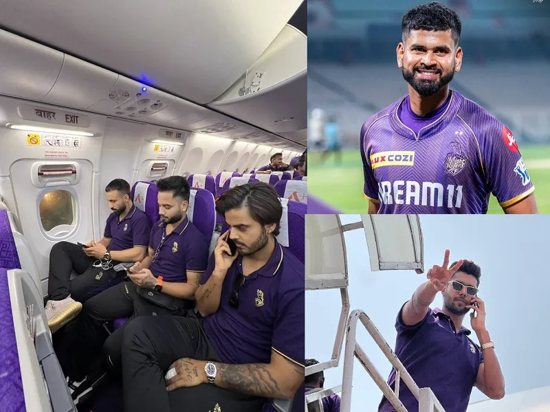 IPL 2024 : केकेआर टीम को जाना था कोलकाता, अचानक देर रात वाराणसी में हुई फ्लाइट की लैंडिंग...जानिए