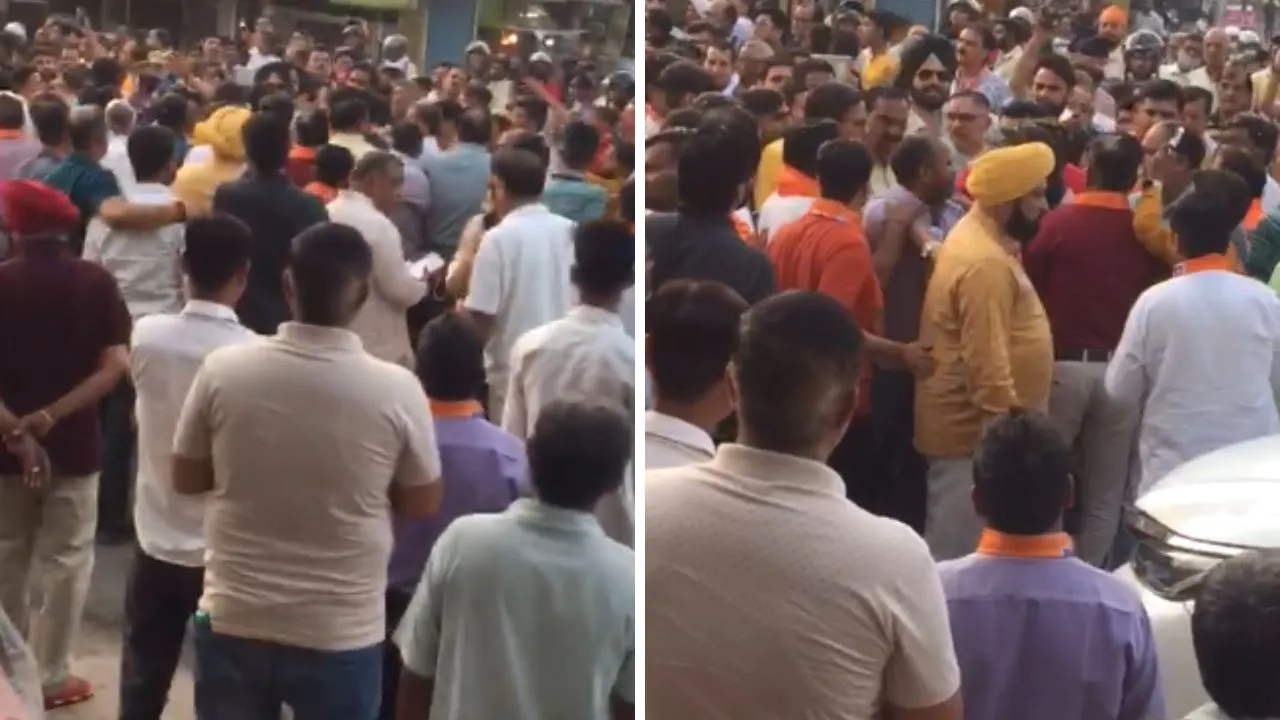 Kanpur: जनसंपर्क के दौरान आपस में भिड़े भाजपाई, लोकसभा प्रत्याशी ने मामला कराया शांत, देखें- VIDEO