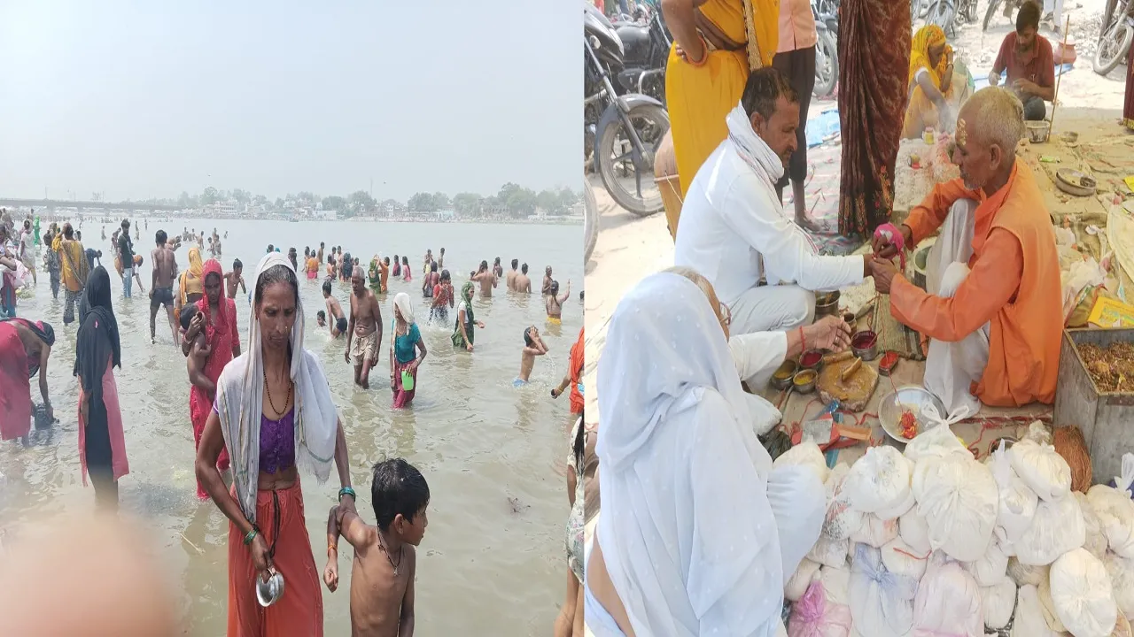 संभल में बुद्ध पूर्णिमा पर हजारों श्रद्धालुओं ने गंगा में लगाई डुबकी, हर हर गंगे के जयकारों से माहौल हुआ भक्तिमय 