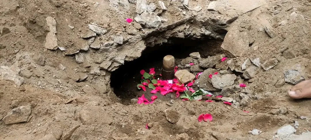 अल्मोड़ा: जागेश्वर धाम में खुदाई के दौरान मिला शिवलिंग 