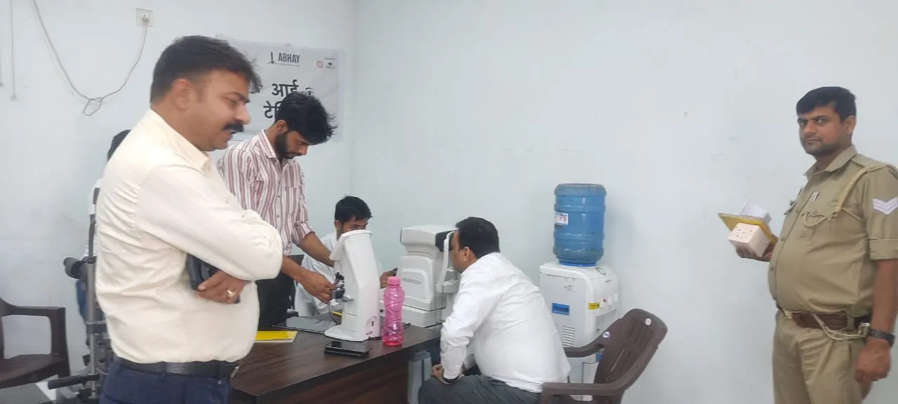 आरटीओ वाहन फिटनेस सेंटर में फ्री हेल्थ चेकअप की सुविधा, कार्मिशियल वाहन चालकों ने उठाया लाभ