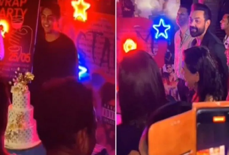 VIDEO : आर्यन खान ने पूरी की वेब सीरीज स्टारडम की शूटिंग, काटा केक...बॉबी देओल ने बजाईं तालियां