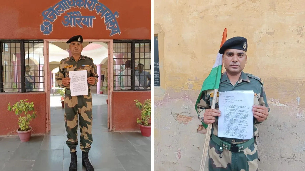 Auraiya: झूठे मुकदमों से तंग आकर देश के सिपाही ने राष्ट्रपति से मांगी इच्छा मृत्यु, सीबीसीआईडी जांच की मांग की