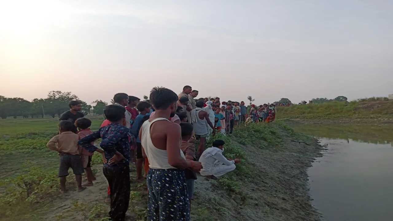 बहराइच : तालाब में कूद गया युवक, नहीं लगा सुराग