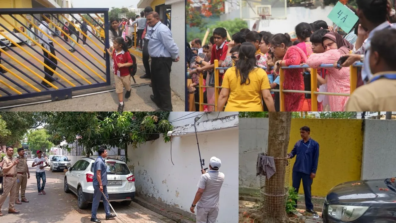 लखनऊ में कई स्कूलों को बम से उड़ाने की मिली धमकी, खाली कराये गए स्कूल, मचा हड़कंप 