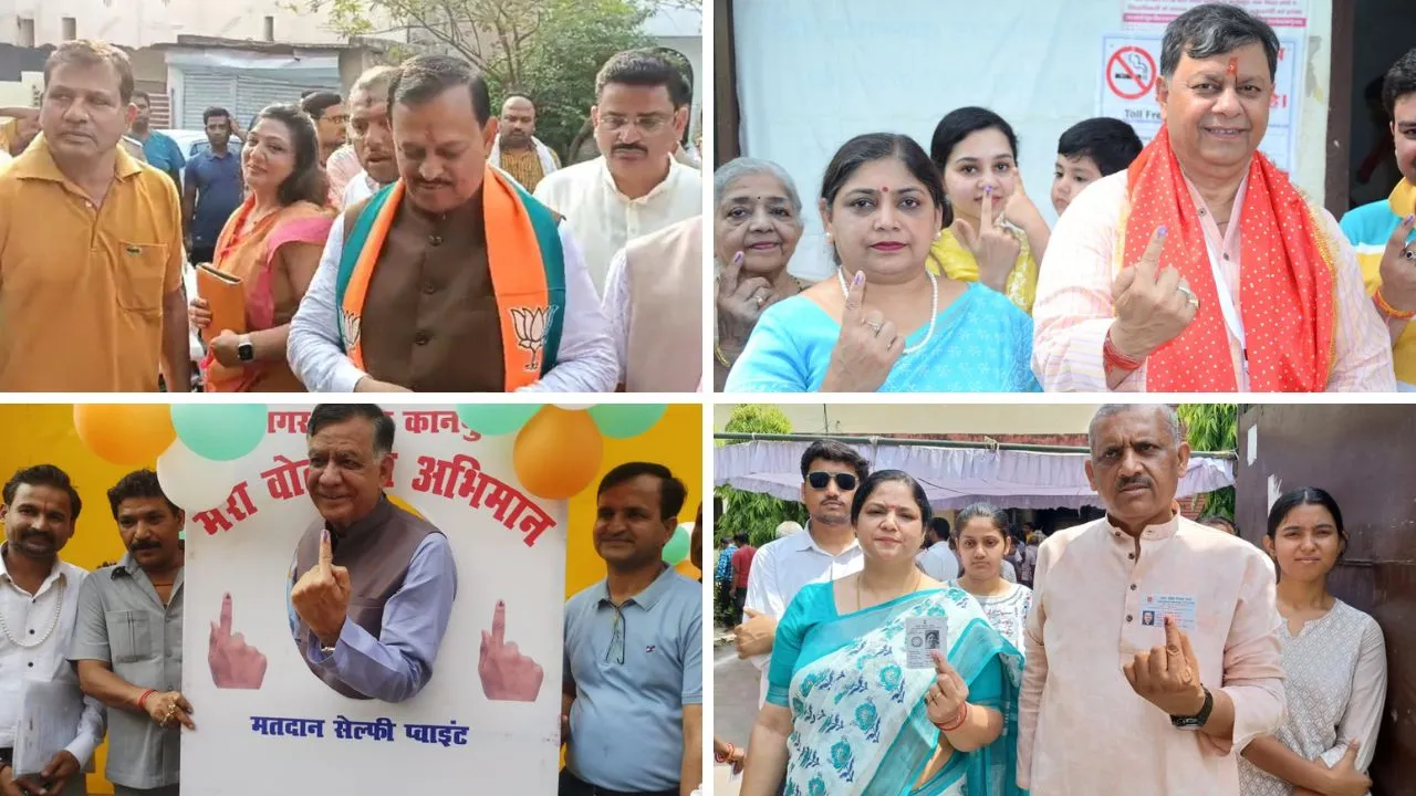 Lok Sabha Election: चौथे चरण का मतदान जारी: प्रत्याशी आलोक मिश्रा, रमेश अवस्थी समेत इन हस्तियों ने डाला वोट...
