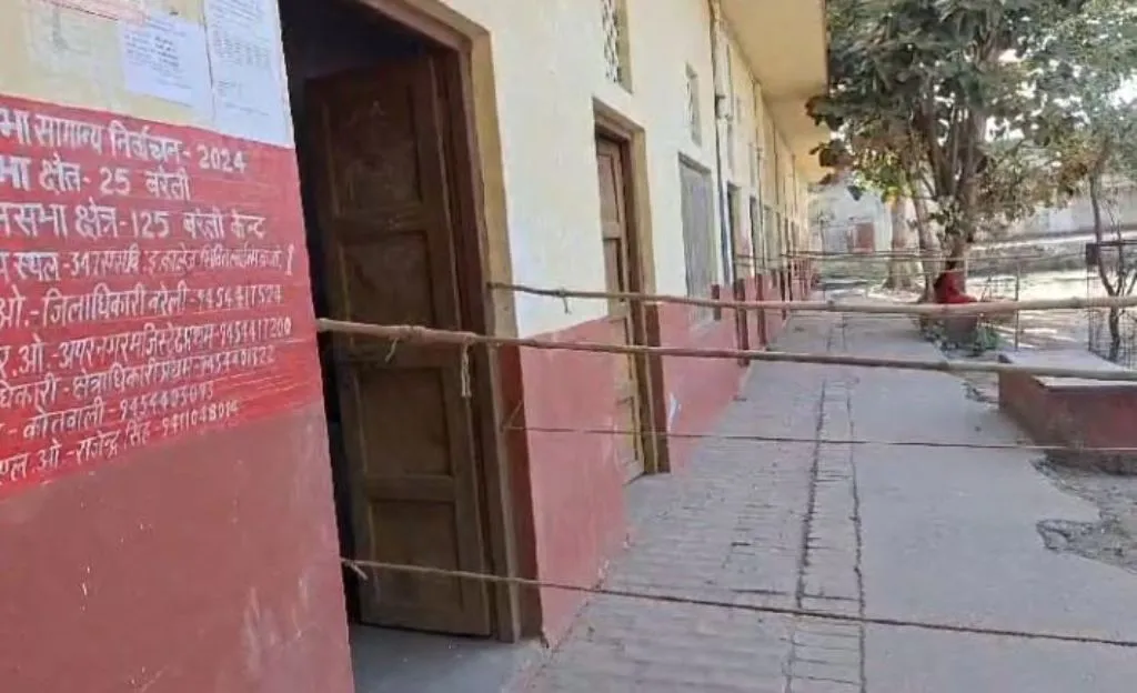 बरेली: लोकसभा चुनाव को लेकर पोलिंग बूथों पर जोरों-शोरो से शुरू हुईं तैयारियां, दिव्यांगों के लिए नहीं हुआ व्हीलचेयर का इंतजाम