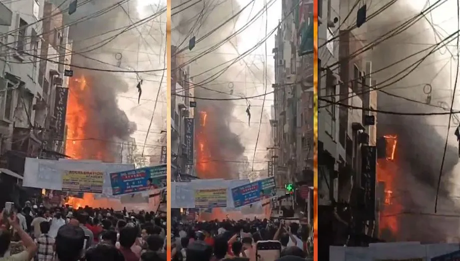धूं-धूंकर जलने लगा दिल्ली का ये रेस्टोरेंट, पहले बिजली के तारों में लगी आग, फिर मचा हड़कंप