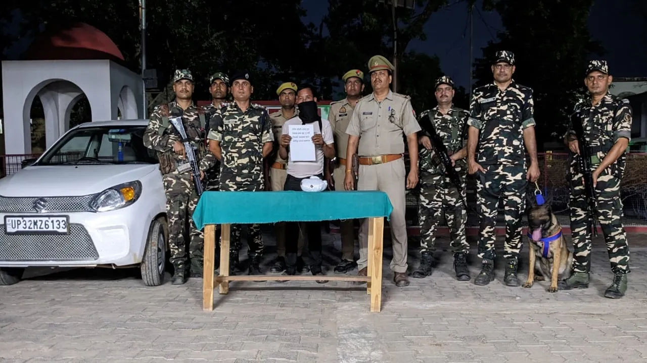 बहराइच: भारत-नेपाल सीमा पर अल्टो कार से बरामद हुआ 1275 ग्राम चरस, आरोपित गिरफ्तार