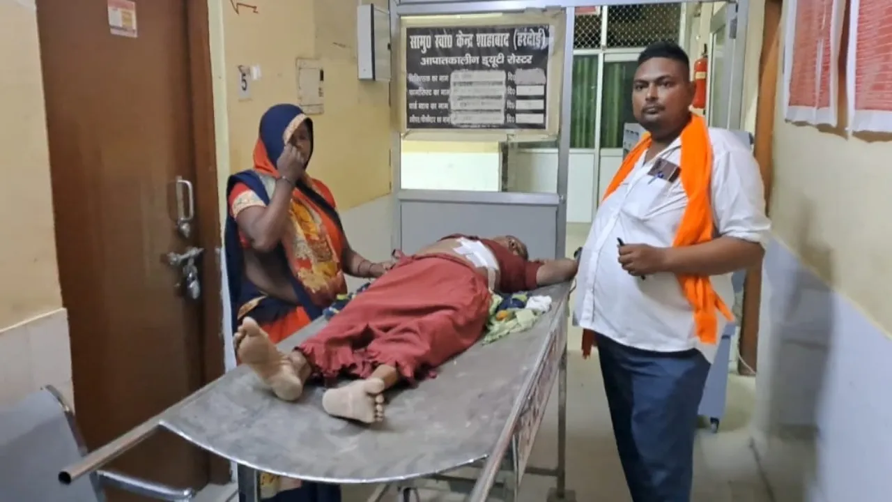 सांड के हमले से महिला गंभीर रूप से जख्मी, शाहाबाद में हुई घटना 