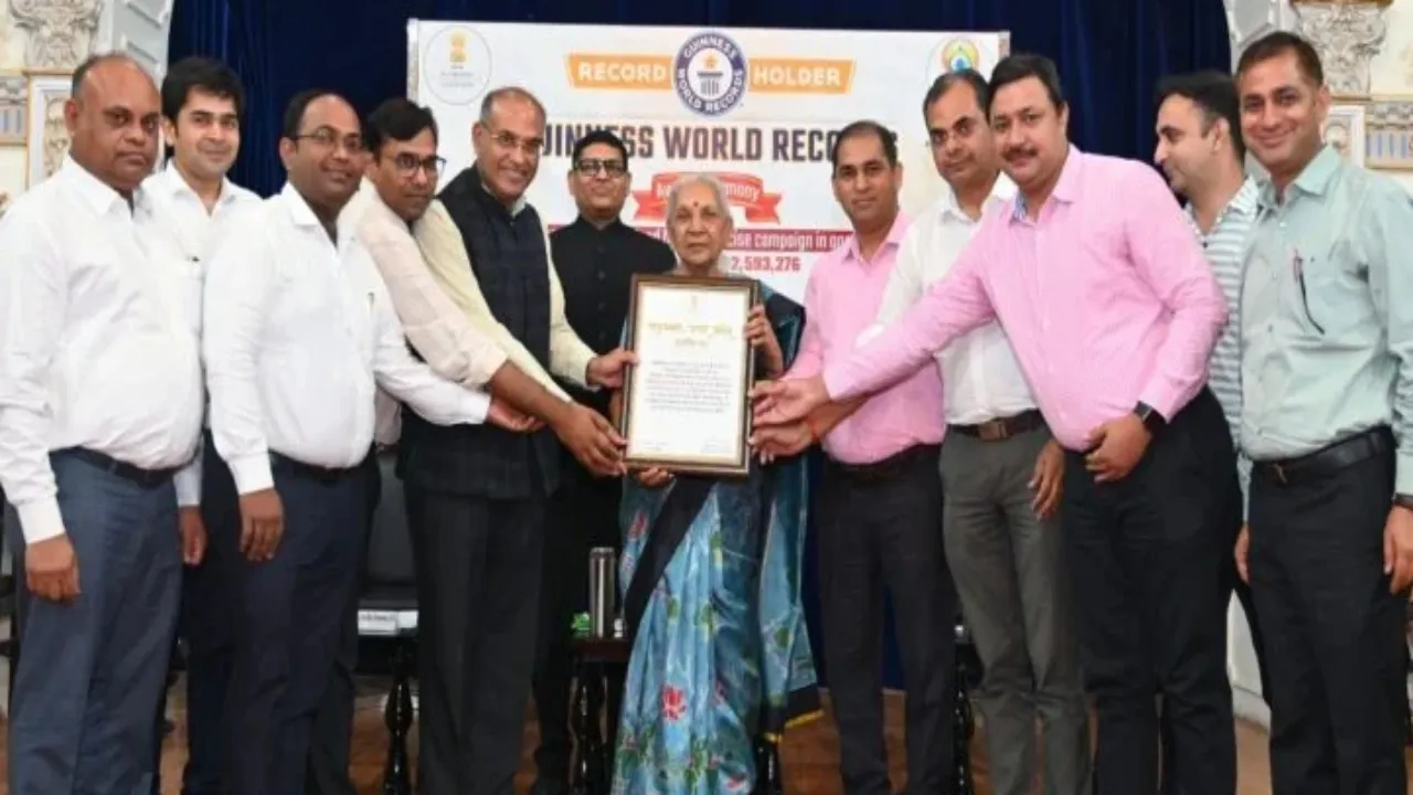 लखनऊ: राजभवन ने बनाया विश्व कीर्तिमान, गिनीज वर्ल्ड रिकार्ड में नाम दर्ज
