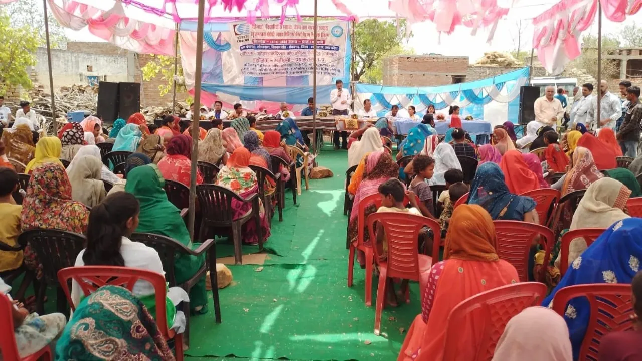 महिलाओं के जीवन को बेहतर व खुशहाल रखने ही लिए स्वास्थ्य शिविर जरूरी :बीडीओ
