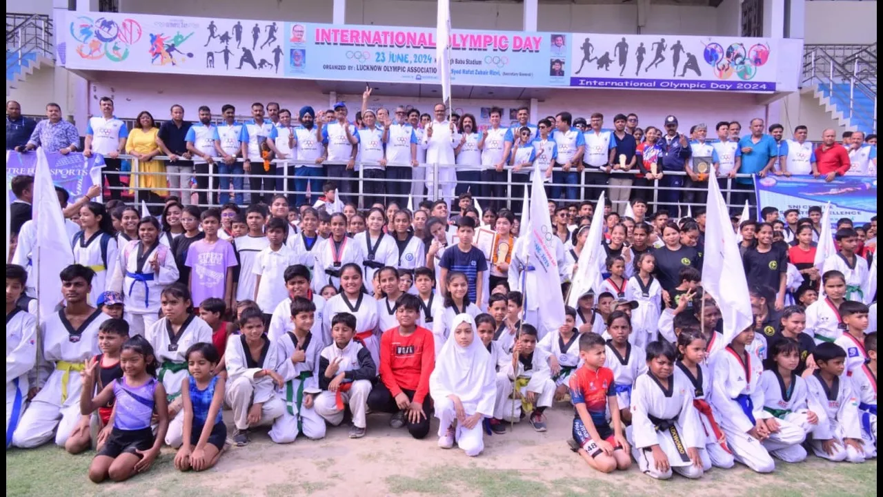 International Olympic Day: 50 उदीयमान खिलाड़ियों को किया सम्मानित, साल दर साल खिलाड़ी बना रहे नए आयाम- उप मुख्यमंत्री ब्रजेश पाठक