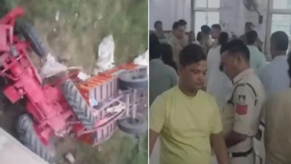 MP के दतिया जिले में ट्रैक्टर-ट्रॉली पलटने से चार लोगों की मौत, 20 घायल 