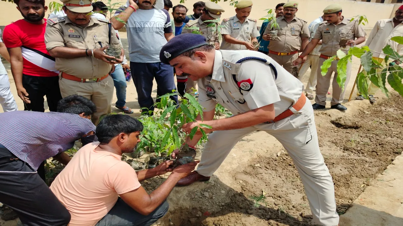 विश्व पर्यावरण दिवस: जिला जेल में किया गया पौधरोपण