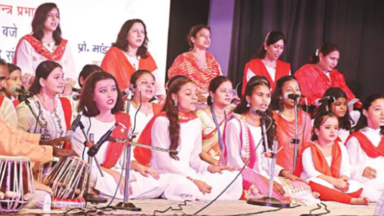 लखनऊः भातखंडे संस्कृति विश्वविद्यालय में कलाकारों ने अपने सुरों से बांधा समां