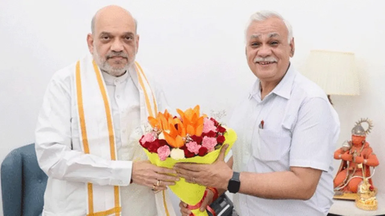 अमित शाह से मिले दुर्गा शंकर, चौथे सेवा विस्तार की चर्चाएं तेज