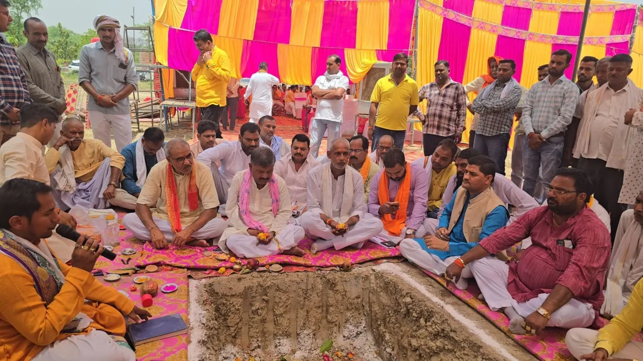 अयोध्या में विधायक ने किया आईटीआई की नई फैकल्टी का भूमि पूजन   