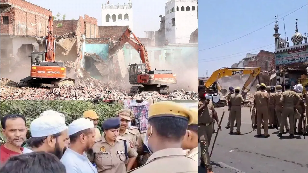 लखनऊ: अकबरनगर में दूसरे दिन भी एलडीए की बुलडोजर कार्रवाई जारी, धार्मिक स्थल के पास तोड़फोड़ पर हंगामा, पुलिस ने किया लाठीचार्ज