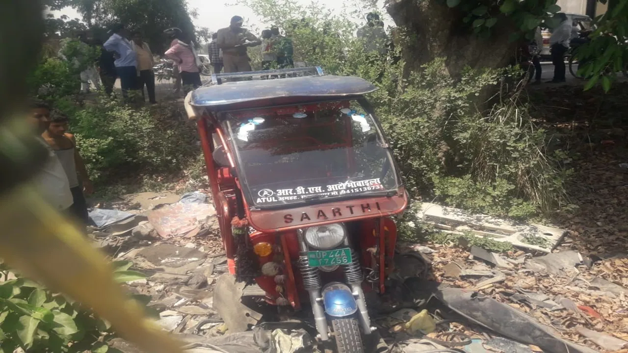 सुलतानपुर: स्कार्पियों की टक्कर से ई रिक्शा चालक की मौत, पत्नी सहित अन्य की हालत गंभीर 