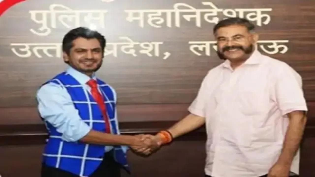 लखनऊ: थाना प्रभारी के रूप में मर्डर मिस्ट्री सॉल्व करेंगे नवाजुद्दीन सिद्दीकी, पुलिस अधिकारियों से की मुलाकात