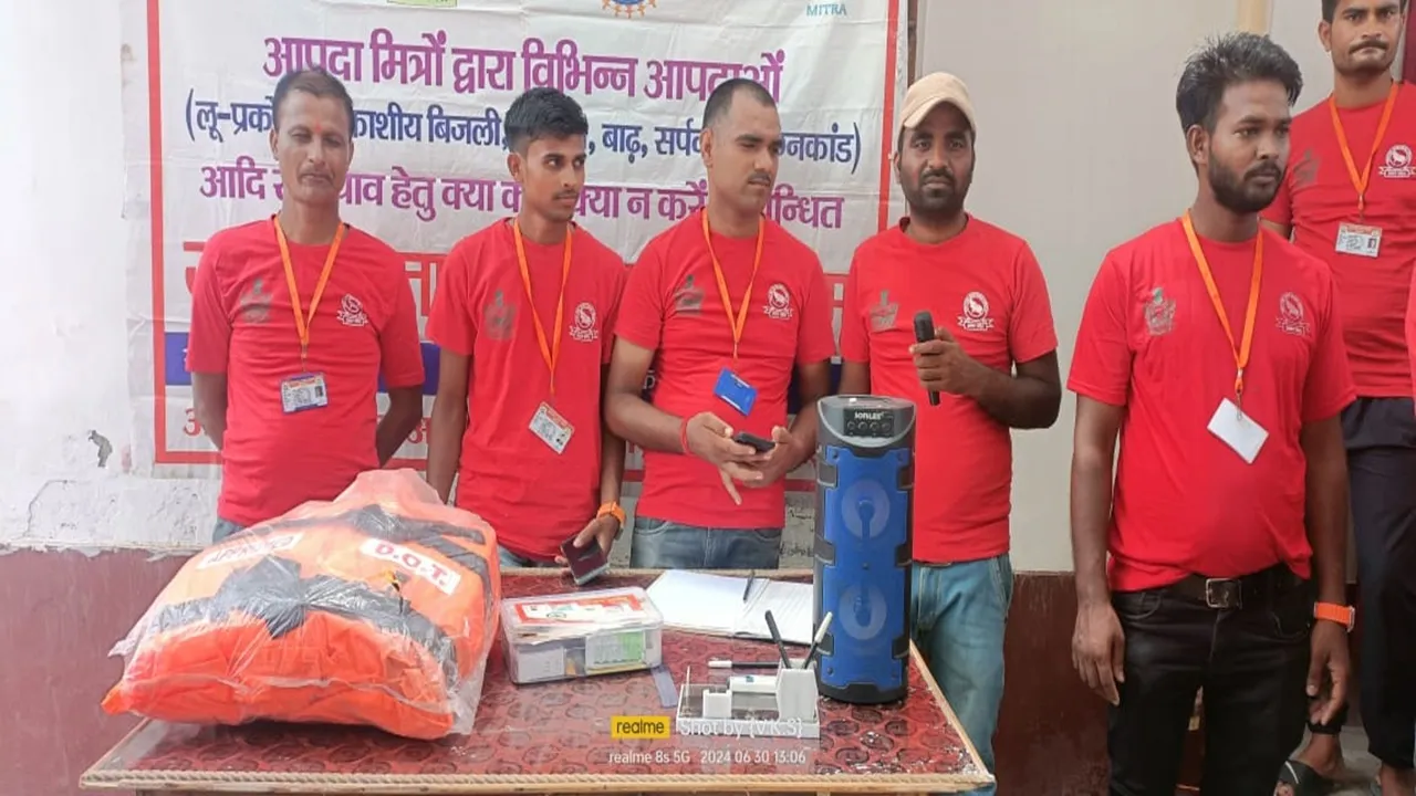 बहराइच: बाढ़ के दौरान नुकसान कम होने पर ध्यान दें आपदा मित्र