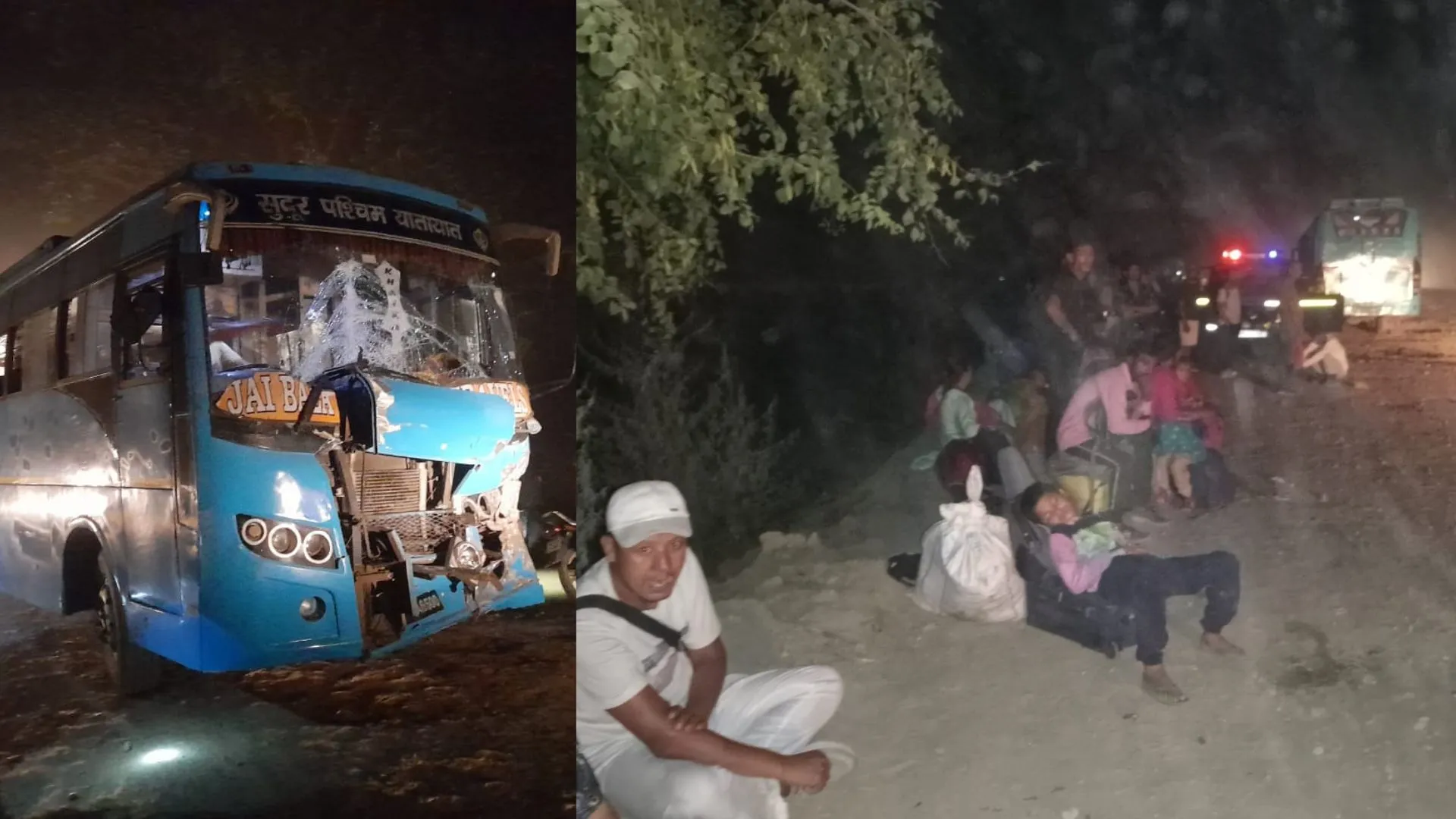 शाहजहांपुर: बस और पिकअप में जोरदार भिड़ंत, 16 यात्री घायल...नेपाल से जा रहे थे दिल्ली