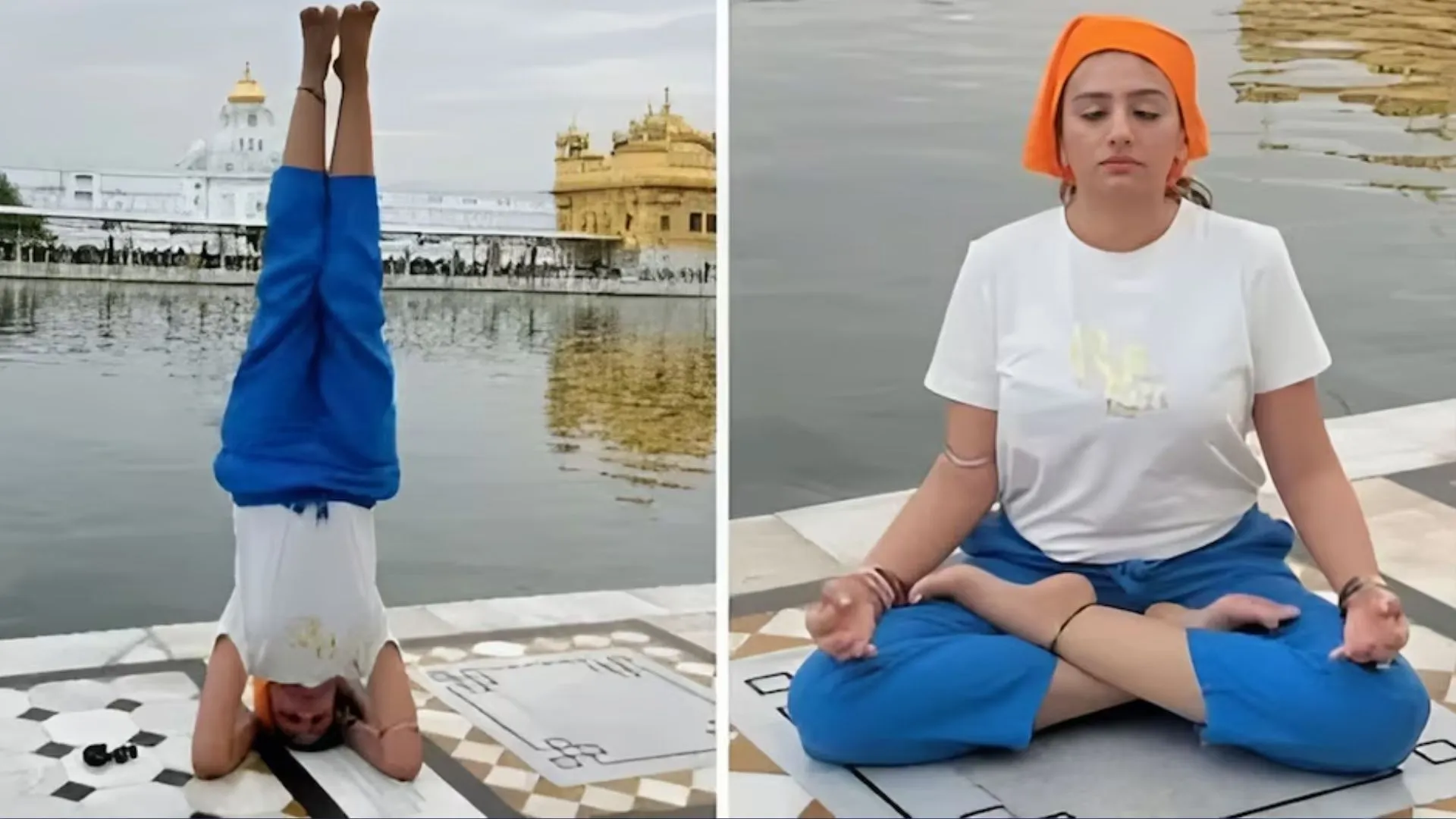 गुजराज : स्वर्ण मंदिर में योग करने के लिए धमकी मिलने के बाद फैशन डिजाइनर को मिली सुरक्षा 