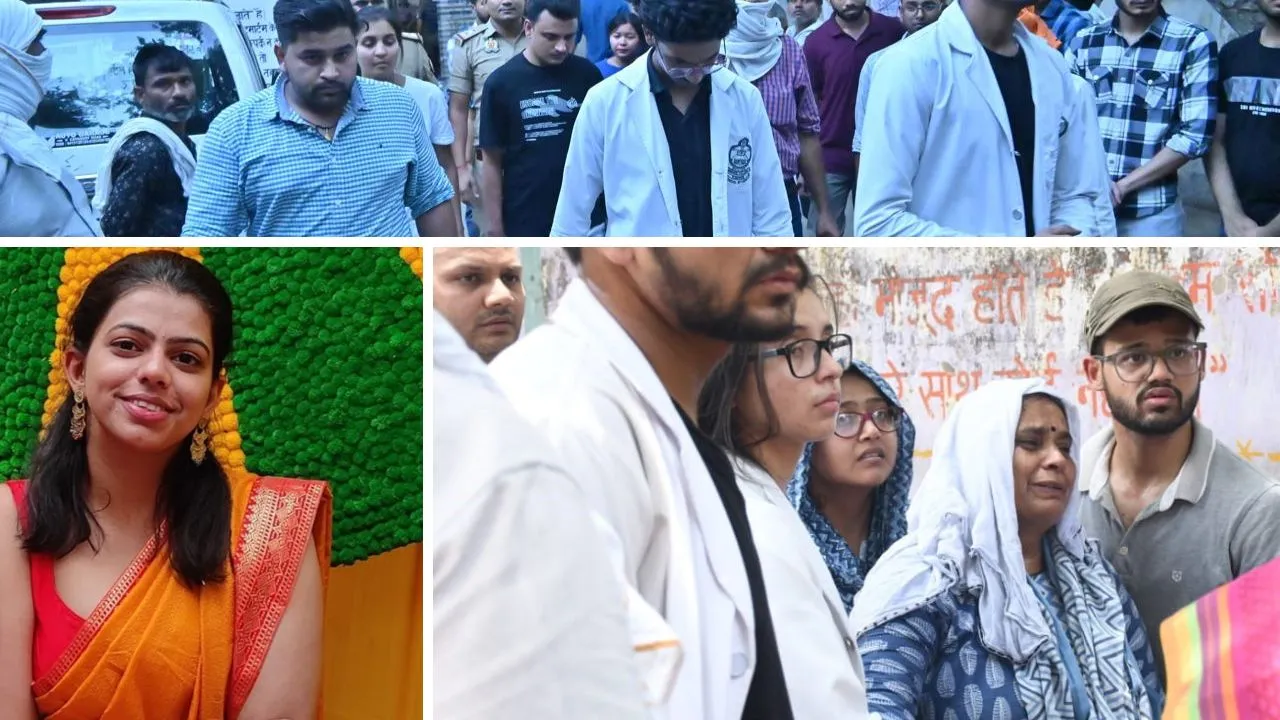 Kanpur MBBS Doctor Death: फूट-फूटकर रोये माता-पिता, कटते रहे डॉक्टर...जेआर बात करने से कतराते आए नजर
