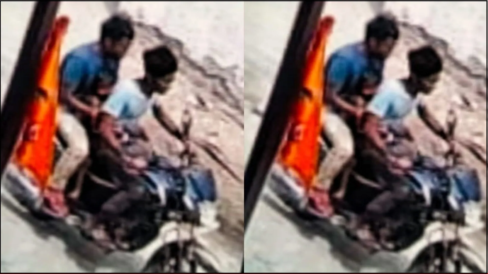 बदायूं: सीसीटीवी कैमरे में कैद हुए बच्चे को ले जाने वाले दोनों बदमाश