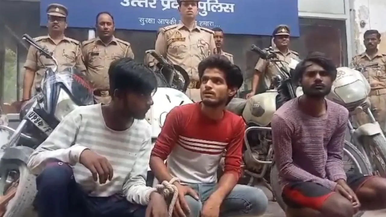 Kanpur Crime: पुलिस ने तीन शातिर चोरों को किया गिरफ्तार...छह चोरी के वाहन बरामद