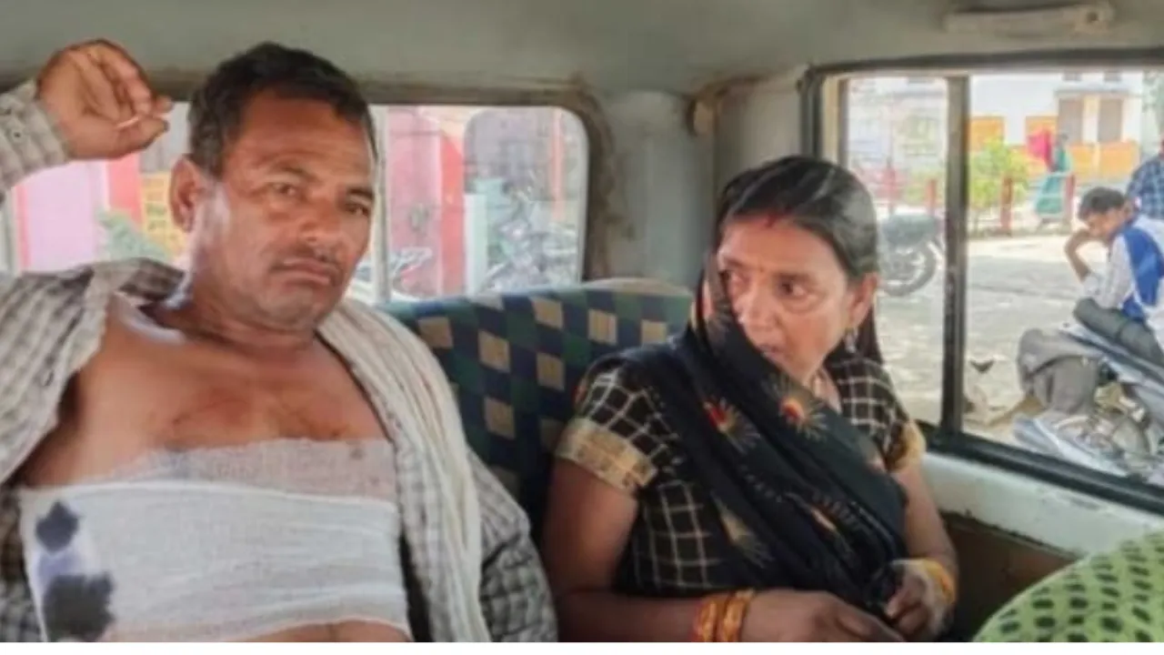 बहराइचः तेंदुए के हमले में ग्रामीण घायल, सीएचसी में भर्ती 