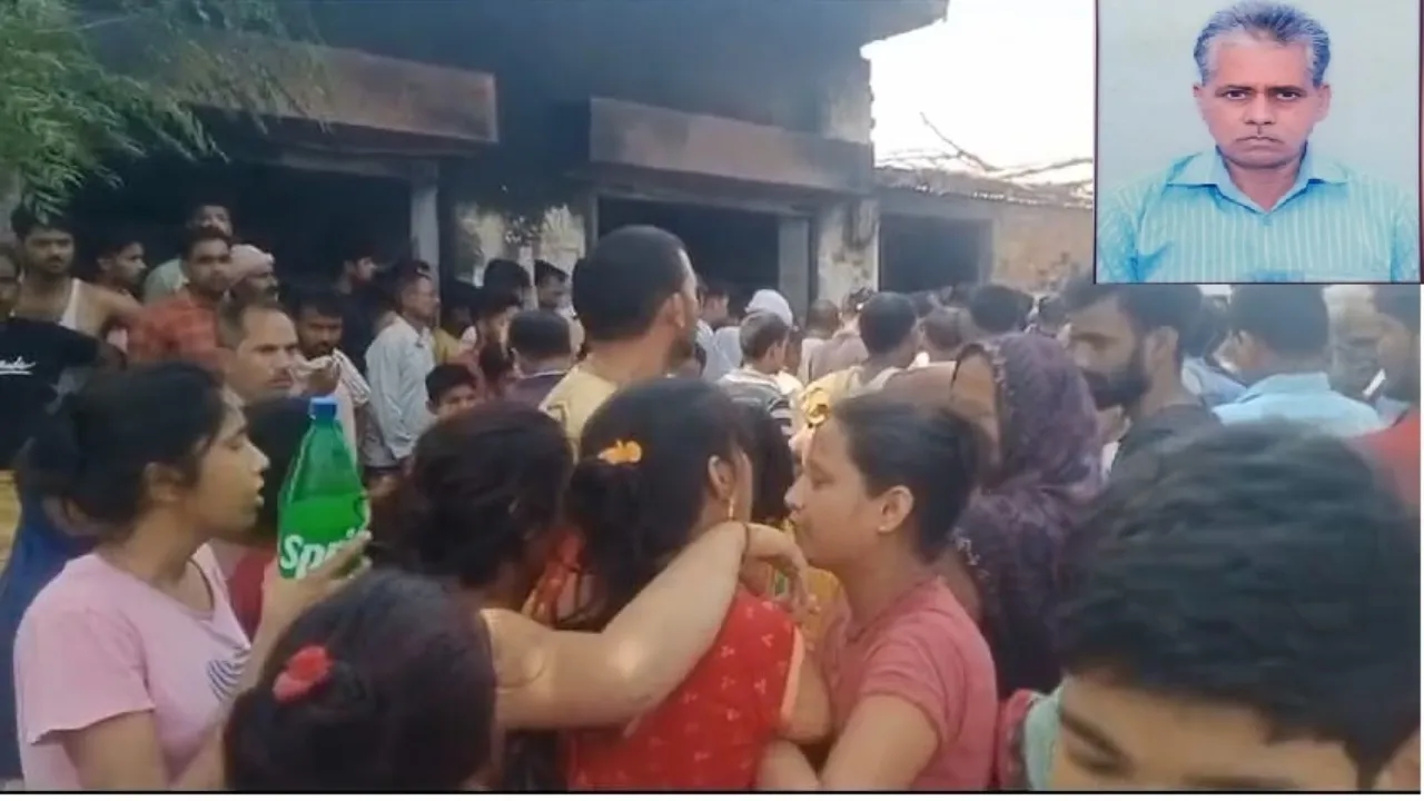 अग्निकांड :  फ्रिज का कंप्रेसर फटने दुकानदार की मौत